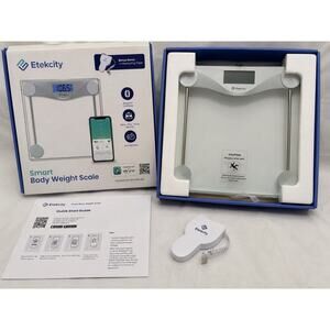 Etekcity Smart Body Weight Scale Bluetooth VeSync 400lb NIB Tape
